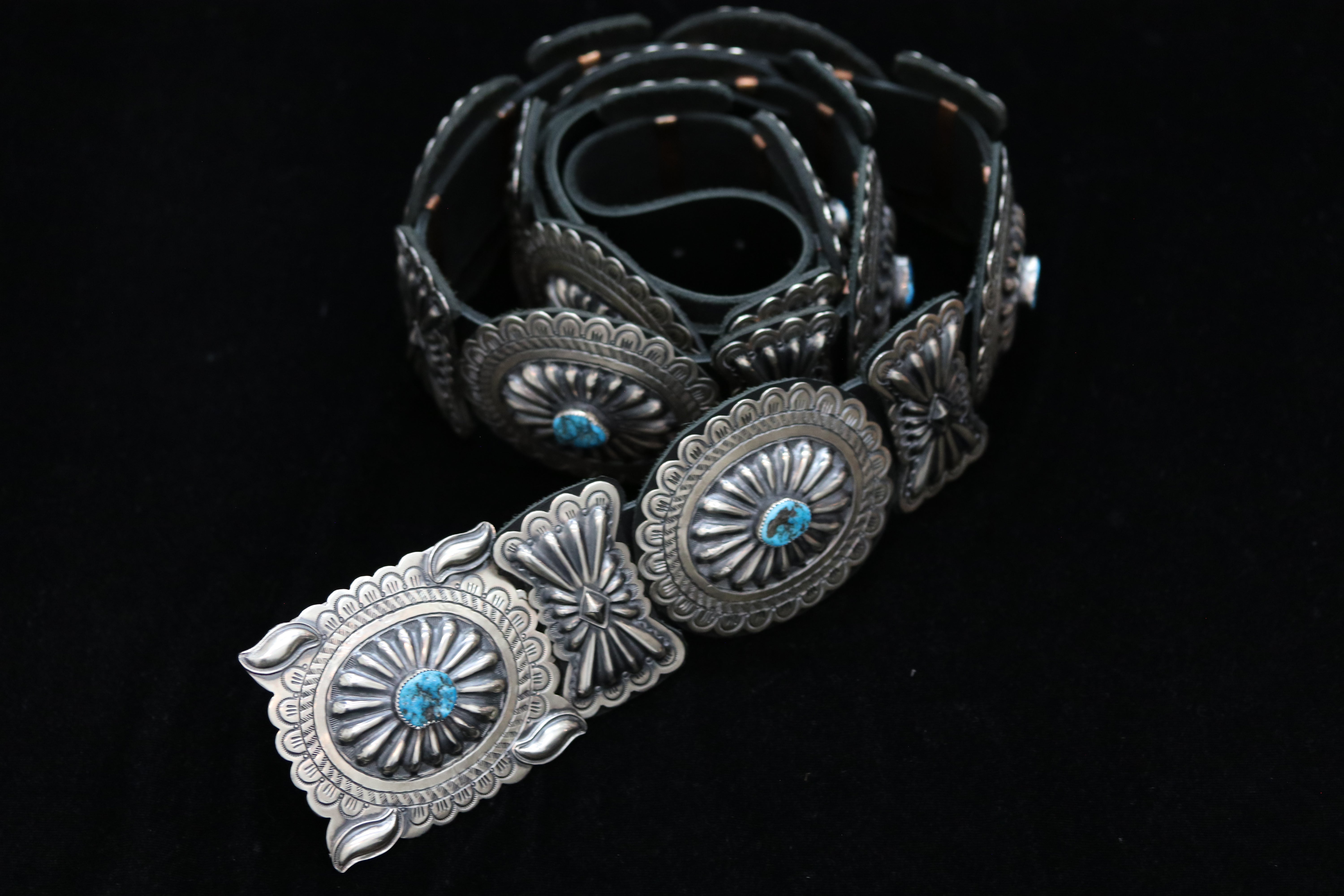 NACE Concho Belt by Alex Becenti | Navajo Guild